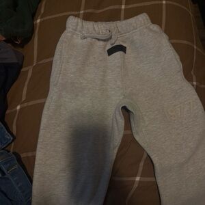 Kids' Light Gray Jogger Sweatpants